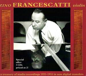 フランチェスカッティの1931-1955年のスタジオ録音集　MUSIC &ARTS盤3枚組