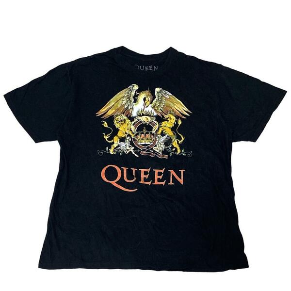 QUEEN クイーン ロック 半袖バンドTシャツ Crest 紋章 z15 XL相当