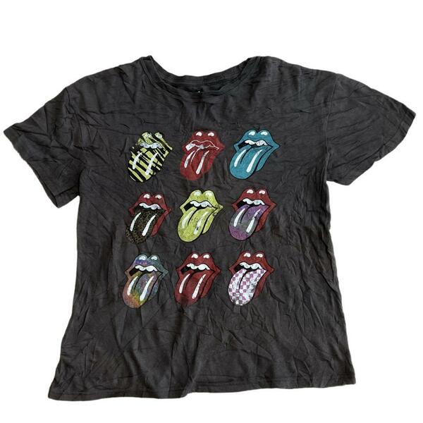 THE ROLLING STONES 半袖Tシャツ ストーンズ バンT a12 S〜M相当