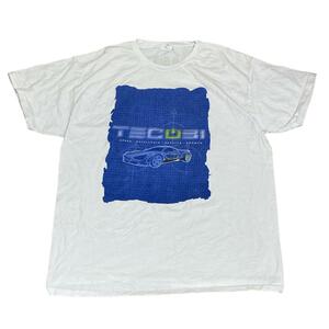 Hanes 半袖Tシャツ TECOBI US企業 ソフトウェア 白T c49 L相当