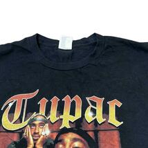 ポート&カンパニー 2PAC 半袖バンドTシャツ ミュージックTラッパーa94 S相当_画像4