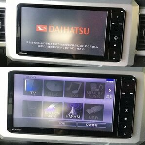 【送料無料】ダイハツ純正;メモリーナビ;NSZN-W66D;DVD/SD/Bluetoothオーディオ/フルセグ;2018年地図;2DINワイド;の画像2