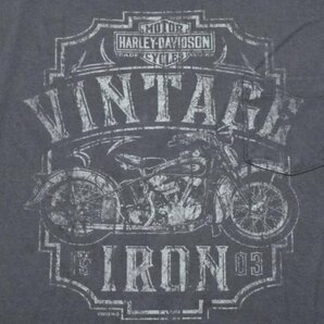 Harley-Davidson ビッグ ポケット Tシャツ size2XL XXL チャコール ハーレーダビッドソン ビッグシルエット 大きいサイズ アメリカ USA古着の画像3