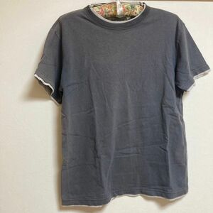 グレー Tシャツ 半袖Tシャツ 無地 クルーネック　メンズ　オシュコシュ