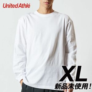 【金太郎様限定】Tシャツ 長袖 5.6オンス 1.6インチリブ付き【5011-01】XL ホワイト 綿100%