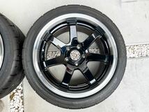 新品ハイグリップ付き！ORIGIN オリジン DNA-01 17インチ PCD114.3 5H 9j+30 アルミホイール/タイヤ 235/40R17 KENDA KR20A 2本セット_画像2