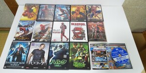 DVD洋画アクションヒーロー&スパイダーマンセット＋おまけ1枚