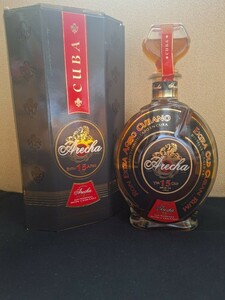 G W limited exhibition super rare CUBA Arecha Ron Anejo 15 yes oldare- tea long ane ho 15 year 38% 700ml cue ba