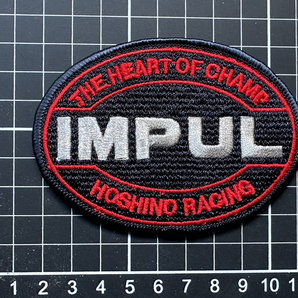 IMPUL HOSHINO RACING インパル レーシングチーム 刺繍 L ワッペン・ ビンテージ 当時物（本物）新品未使用品の画像1