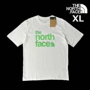 売切り【正規新品】THE NORTH FACE◆S/S COORD TEE 半袖 Tシャツ US限定 コットン100% 男女兼用 ホワイト コットン(XL)白 緑 180902-18