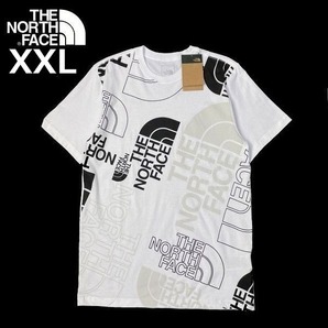 売切り【正規新品】THE NORTH FACE◆S/S GRAPHIC INJECTION TEE 半袖 Tシャツ US限定 グラフィック 男女兼用 キャンプ(XXL)白 180902-15の画像3