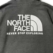 売切り【正規新品】THE NORTH FACE THROWBACK HOODIE プルオーバー パーカー US限定 男女兼用 裏起毛 ビッグロゴ(M)グレー181130-30_画像3