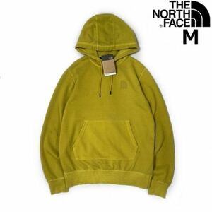 売切り【正規新品】THE NORTH FACE◆GARMENT DYE HOODIE プルオーバー パーカー US限定 ガーメントダイ 立体ロゴ(M)黄 181130-10