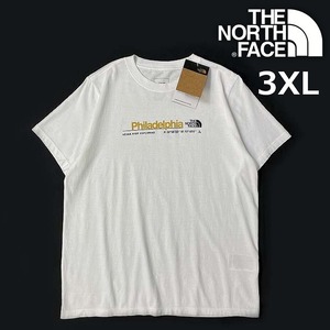 売切り【正規新品】THE NORTH FACE◆W SHORT-SLEEVE CITY TEE 半袖 Tシャツ US限定 フィラデルフィア 男女兼用 キャンプ(3XL)白 180902-15