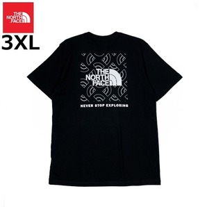 売切り【正規新品】THE NORTH FACE◆S/S BOX NSE TEE 半袖 Tシャツ US限定 ボックスロゴ グラフィック 男女兼用 キャンプ(3XL)黒181130-15の画像3