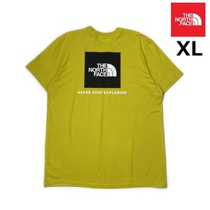 売切り【正規新品】THE NORTH FACE◆SHORT-SLEEVE BOX NSE TEE 半袖 Tシャツ US限定 ボックスロゴ アウトドア 男女兼用(XL)黄 180902-5