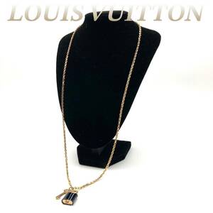  Louis Vuitton колье pado блокировка Gold × черный оникс 60410