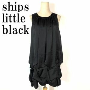 ships little black ノースリーブワンピース シップスリトルブラック ブラック 袖なしワンピース 黒 B6006