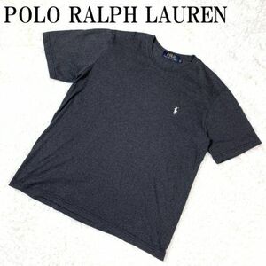 POLO RALPH LAUREN 半袖Tシャツ グレーポロラルフローレン 半袖カットソー ワンポイント刺 コットン100％ 2XL B6162