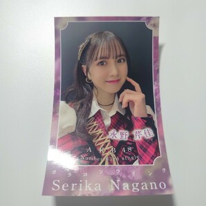【まとめ買い歓迎】AKB48 カラコンウインク スマホサイズセルフィーステッカー 永野芹佳の画像1