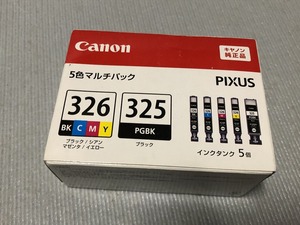 未開封　CANON PIXUS BCI-326+325/5MP　 インクカートリッジ　5色マルチパック