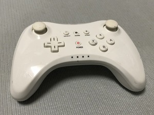 WiiU コントローラ　Pro プロコン　WUP-005 ホワイト　シロ