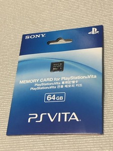  unopened SONY genuine products PSVITA memory card 64GB PCH-Z641 G