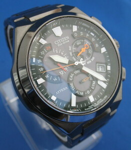 ◆CITIZEN シチズン ATTESA アテッサ E610-T008739TA 電波ソーラー クォーツ◆