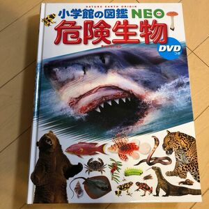 小学館の図鑑NEO 危険生物 小学館の図鑑 NEO 図鑑　DVDつき　ドラえもん　ずかん　中古　知育　カバーなし