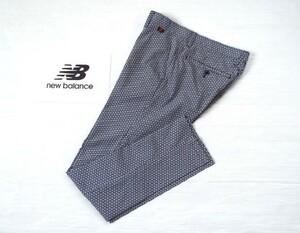 ★超美品★New Balance golf ニューバランス ゴルフ / w78-82㎝ / NBG 切子模様デザイン ストレッチパンツ / サイズ４ 