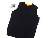 ★超美品★New Balance golf ニューバランス ゴルフ / NBG 立体LOGO Ⅴネックベスト 吸水速乾 ライトウエイト / サイズ６_画像7