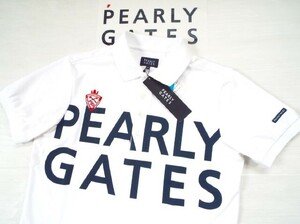 ☆新品☆PEARLY GATES パーリーゲイツ / PG89 BIGロゴデザイン ポロシャツ DRY・UV / サイズ5