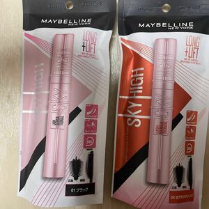 MAYBELLINE スカイハイ ブラック ゆうやけオレンジ セット