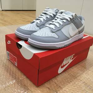 NIKE DUNK LOW RETRO ナイキ ダンク ロー レトロ グレー 中古美品 28.0cmの画像1