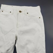 ◇f 【程よくルーズに穿ける!】 Lee リー Heritage Original ルーズ テーパード デニム ジーンズ パンツ XSサイズ レディース ボトムス 白_画像2