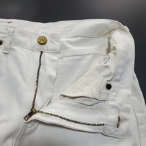 ◇f 【程よくルーズに穿ける!】 Lee リー Heritage Original ルーズ テーパード デニム ジーンズ パンツ XSサイズ レディース ボトムス 白_画像5