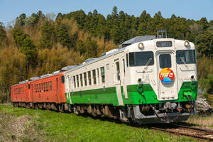 鉄道 デジ 写真 画像 キハ40 小湊鉄道 急行列車 かずさHM 32