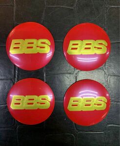 ◆高品質◆ BBS ロゴ レッド ゴールド3Dロゴ センターキャップステッカー◆ ★1台分4個1セット