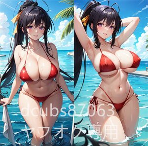 [ハイスクールD×D] 姫島朱乃 水着/90cm×45cmサイズ/抱き枕カバー/2wayトリコット