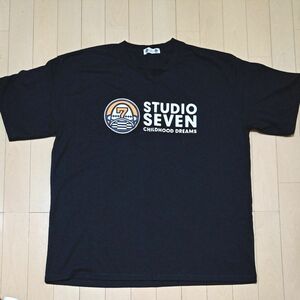 XL Tシャツ 新品 未使用 ビックサイズ studio seven GU コラボ ダンス　バスケット 黒 ジーユー メンズ