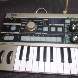 1円から！microKORG Synthesizer/Vocoder KORG シンセサイザーキーボード！ACアダプタ欠品のため動作未確認！の画像3