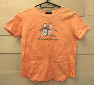 Munsingwear　マンシングウェア　半袖Tシャツ　オレンジ　Mサイズ　レディース　01