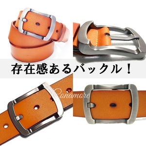  with translation however do not mind person is profit! stylish men's leather leather belt conspicuous belt casual light brown orange 