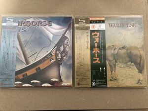 2枚 SHM-CD 紙ジャケ ウォーホース WARHORSE レッド・シー Red Sea ディープ・パープル 紙ジャケット仕様