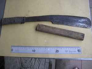  old tool hatchet iron made 01
