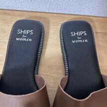 SHIPS For Women シップスフォーウィメン　サンダル　24cm 黒　茶色　ブラウン　ブラック　フラット_画像3