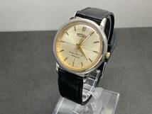 １円～稼働品・SWISS MADE TECHNOS/テクノス クォーツ 11.82009 メンズ腕時計 【YB-0822】_画像1