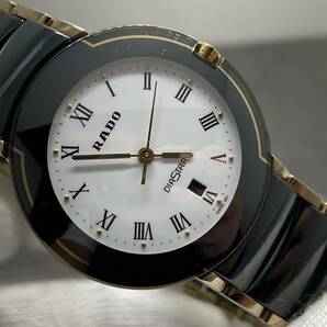 １円～稼働品・RADO DIASTAR/ラドー ダイアスター HIGH-TECH CERAMICS 129.0300.3 メンズ腕時計 QZ 【KB-050810】の画像3