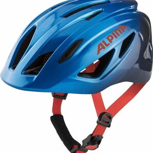 ALPINA　キッズ自転車ヘルメット　トゥルーブルーグロス　50-55cm