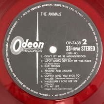 ◆LP◆赤盤◆THE ANIMALS◆アニマルズのすべて◆国内盤◆ペラジャケ◆Odeon OP-7438◆_画像7